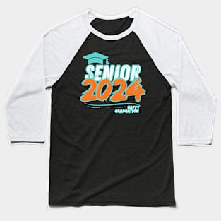 Senior 2024 Happy Graduuation. Baseball T-Shirt